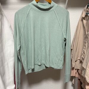 Abercrombie & Fitch Light Green Knit Sweater